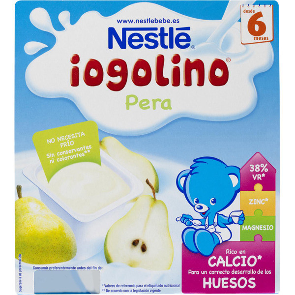 Imagen de Nestle Yogolino pera 4x100g