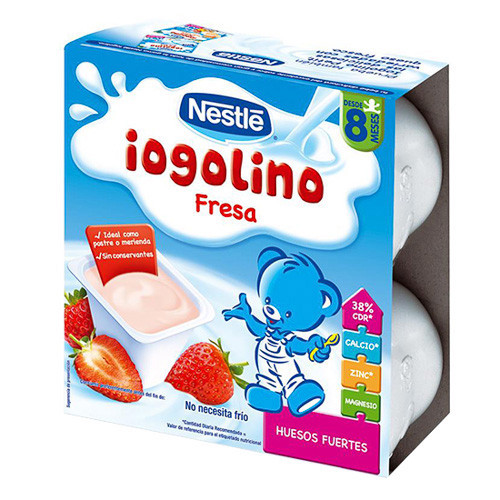 Imagen de Nestle Yogolino fresa 4 x 100 gr